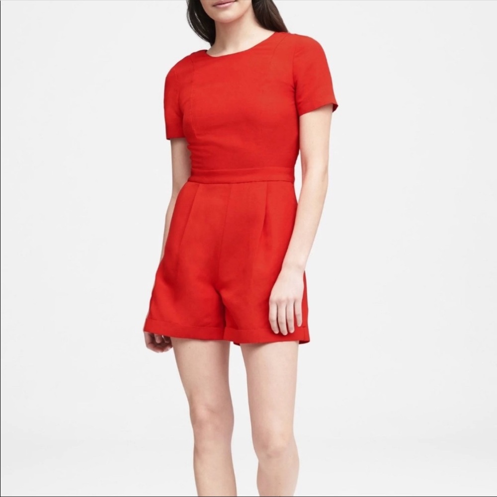 Banana Republic Popsicle Red Romper